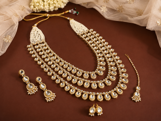 Wedding Glow Kundan Necklace Set
